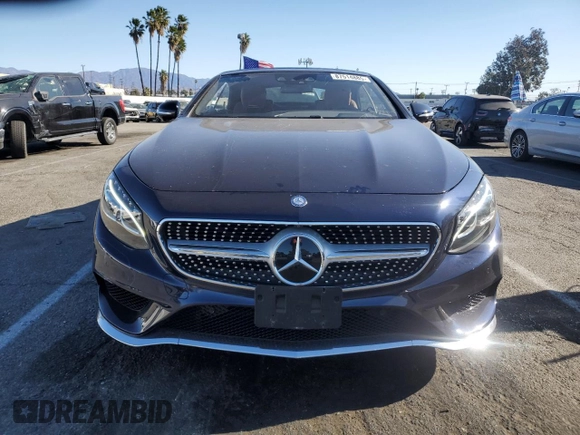 2017 Mercedes-Benz S 550 with VIN WDDXK8CB6HA024397, listed as a Copart auction lot 87514885 with 15,311 mi miles and Salvage Title. Bid and sale history available at DreamBid. Image 5.