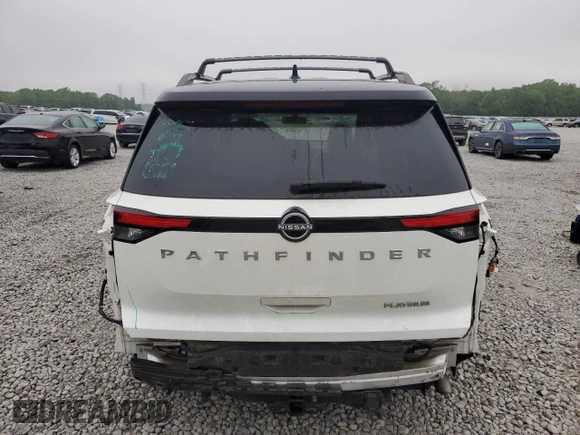 2022 Nissan Pathfinder Platinum z VIN 5N1DR3DH8NC206161, wystawiony jako Copart lot #53749485 z przebiegiem 54 429 mil mil oraz Szkoda całkowita • Salvage title. Historia ofert i sprzedaży dostępna na DreamBid. Obrazek 6.