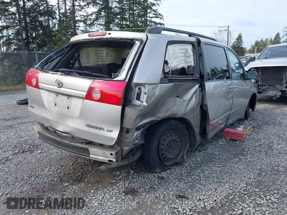 2006 Toyota Sienna CE with VIN 5TDZA23C96S580392, listed as a IAAI auction lot 41671251 with 92,357 mi miles and . Bid and sale history available at DreamBid. Image 4.
