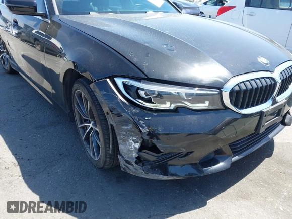 2019 BMW 3 Series 330i xDrive with VIN WBA5R7C5XKAJ78505, listed as a IAAI auction lot 41955059 with 53,216 mi miles. Bid and sale history available at carsss.com. Image 6.