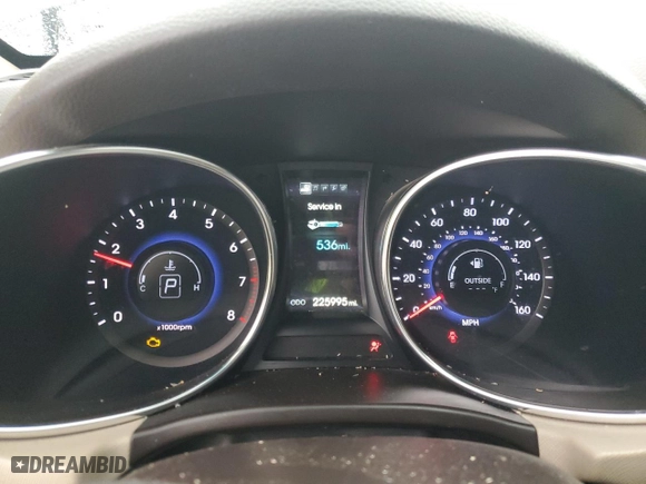 2015 Hyundai Santa Fe Sport with VIN 5XYZU3LB6FG241462, listed as a Copart auction lot 44598825 with 225,995 mi miles and Clean Title. Bid and sale history available at carsss.com. Image 9.