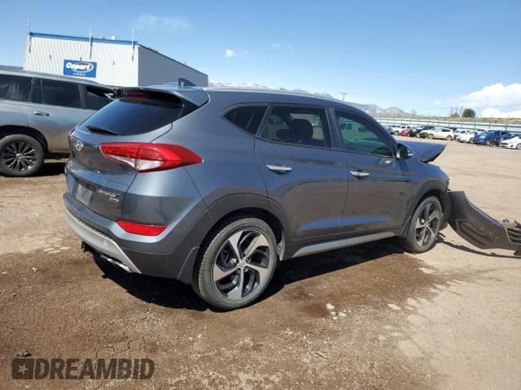 2017 Hyundai Tucson Sport with VIN KM8J3CA25HU310531, listed as a Copart auction lot 51484795 with 102,607 mi miles and Salvage Title. Bid and sale history available at DreamBid. Image 3.