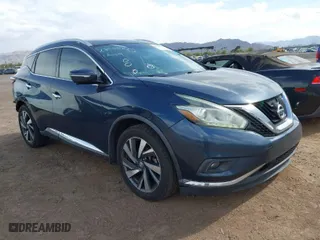 2015 Nissan Murano Platinum with VIN 5N1AZ2MH0FN230862, listed as a IAAI auction lot 41960661 with 136,724 mi miles. Bid and sale history available at carsss.com. Image 1.
