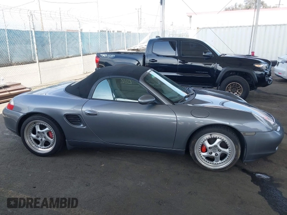 2001 Porsche Boxster S with VIN WP0CB29801U664241, listed as a IAAI auction lot 42046532 with 99,850 mi miles. Bid and sale history available at carsss.com. Image 13.
