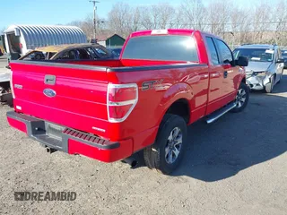 2014 Ford F-150 XL with VIN 1FTFX1EF1EFD02412, listed as a IAAI auction lot 41835121 with 110,485 mi miles. Bid and sale history available at carsss.com. Image 4.
