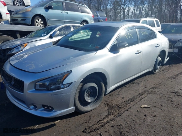 2012 Nissan Maxima 3.5 SV with VIN 1N4AA5AP5CC866134, listed as a IAAI auction lot 41540114 with 999,999 mi miles. Bid and sale history available at carsss.com. Image 2.