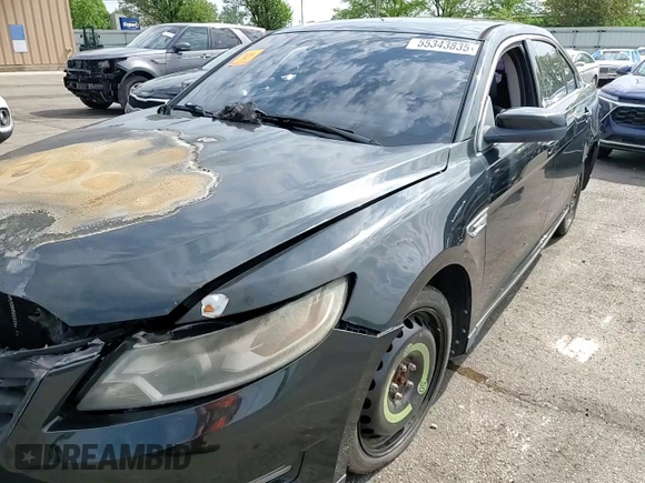 2010 Ford Taurus SHO with VIN 1FAHP2KT5AG105410, listed as a Copart auction lot 55343835 with Not provided miles and Salvage title. Bid and sale history available at DreamBid. Image 13.