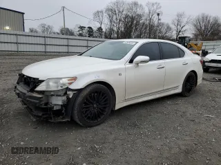 2010 Lexus LS 460 with VIN JTHBL5EF9A5101163, listed as a Copart auction lot 42508835 with 210,149 mi miles and Salvage Title. Bid and sale history available at carsss.com. Image 1.