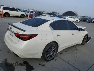 2019 Infiniti Q50 RED SPORT 400 with VIN JN1FV7AP3KM760311, listed as a Copart auction lot 84064674 with 47,397 mi miles and Salvage Title. Bid and sale history available at carsss.com. Image 3.