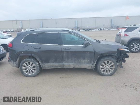 2018 Jeep Cherokee Overland with VIN 1C4PJMJX5JD594240, listed as a IAAI auction lot 41285832 with 130,334 mi miles. Bid and sale history available at carsss.com. Image 13.