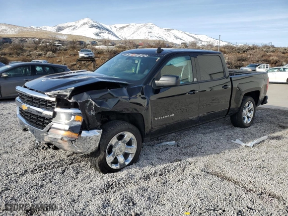 2018 Chevrolet Silverado 1500 LT with VIN 3GCUKRER9JG422014, listed as a Copart auction lot 46372425 with 103,833 mi miles and Salvage Title. Bid and sale history available at carsss.com. Image 1.