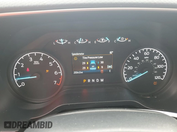2023 Ford F-150 XL with VIN 1FTEX1CP4PKD57678, listed as a Copart auction lot 63735995 with 21,554 mi miles and Clean title. Bid and sale history available at DreamBid. Image 9.