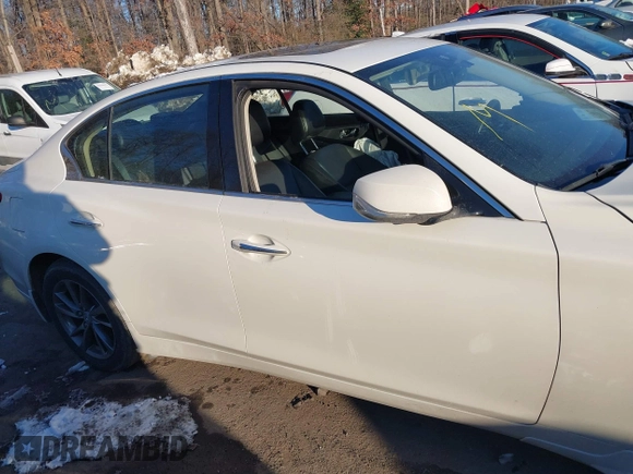 2017 Infiniti Q50 Premium with VIN JN1EV7AR1HM838526, listed as a IAAI auction lot 41249632 with 67,171 mi miles and . Bid and sale history available at DreamBid. Image 13.
