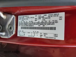 2013 Ford Escape Titanium with VIN 1FMCU9J98DUB55876, listed as a Copart auction lot 59786105 with 162,407 mi miles and Salvage title. Bid and sale history available at DreamBid. Image 13.