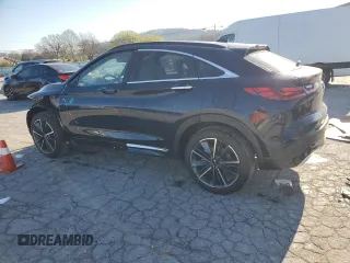 2025 Infiniti QX55 Sensory with VIN 3PCAJ5LR8SF106435, listed as a Copart auction lot 49073815 with 853 mi miles and Salvage Title. Bid and sale history available at DreamBid. Image 2.
