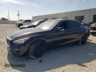 2015 Infiniti Q50 Premium with VIN JN1BV7AR4FM418940, listed as a Copart auction lot 55661885 with 71,352 mi miles and Clean Title. Bid and sale history available at carsss.com. Image 1.