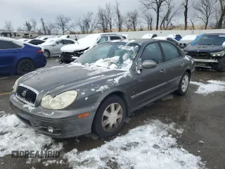 2002 Hyundai Sonata with VIN KMHWF25S52A703469, listed as a Copart auction lot 87401764 with 80,960 mi miles and Clean Title. Bid and sale history available at carsss.com. Image 1.