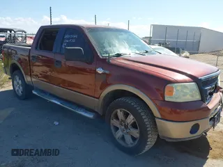 2006 Ford F-150 XLT with VIN 1FTPW14516KB52701, listed as a IAAI auction lot 42570677 with 185,149 mi miles and . Bid and sale history available at DreamBid. Image 1.