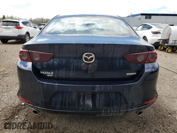 2021 Mazda 3 Preferred with VIN JM1BPBCL4M1338605, listed as a Copart auction lot 55595605 with Not provided miles and Salvage title. Bid and sale history available at DreamBid. Image 6.