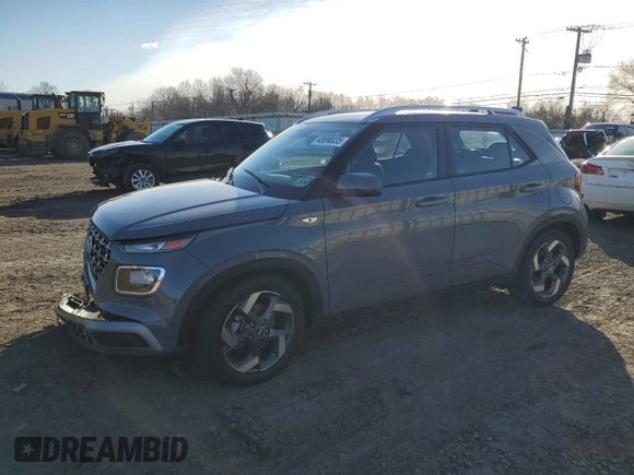 2021 Hyundai Venue SEL with VIN KMHRC8A38MU100167, listed as a Copart auction lot 45690035 with 35,104 mi miles and Salvage Title. Bid and sale history available at DreamBid. Image 1.
