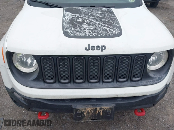 2017 Jeep Renegade Trailhawk with VIN ZACCJBCB5HPE81453, listed as a IAAI auction lot 42324446 with 99,710 mi miles and . Bid and sale history available at DreamBid. Image 6.