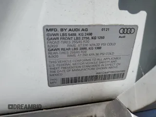 2021 Audi Q5 Prestige with VIN WA1CAAFY9M2053068, listed as a Copart auction lot 61033985 with 48,415 mi miles and Non repairable. Bid and sale history available at DreamBid. Image 13.