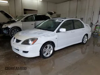 2004 Mitsubishi Lancer with VIN JA3AJ66F64U029144, listed as a Copart auction lot 77437234 with 158,049 mi miles and Salvage Title. Bid and sale history available at DreamBid. Image 1.