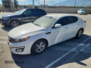 2014 Kia Optima LX with VIN KNAGM4A7XE5468489, listed as a Copart auction lot 63254115 with 76,515 mi miles and Clean title. Bid and sale history available at DreamBid. Image 1.