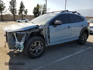 2022 Subaru Crosstrek Special Sports with VIN JF2GTHSC5NH280584, listed as a Copart auction lot 57972645 with 8,385 mi miles and Salvage title. Bid and sale history available at DreamBid. Image 1.