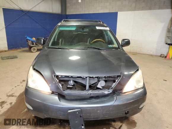 2007 Lexus RX 350 with VIN 2T2HK31U37C038446, listed as a Copart auction lot 53703645 with 189,289 mi miles and Salvage Title. Bid and sale history available at carsss.com. Image 5.