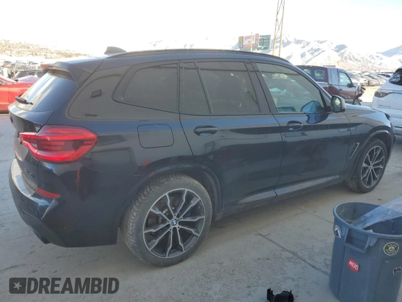 2019 BMW X3 M40i with VIN 5UXTS3C58K0Z07659, listed as a Copart auction lot 45926145 with 36,972 mi miles and Salvage Title. Bid and sale history available at DreamBid. Image 3.
