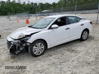 2025 Nissan Sentra S z VIN 3N1AB8BV9SY231951, wystawiony jako Copart lot #55154385 z przebiegiem 2670 mil mil oraz Szkoda całkowita • Salvage title. Historia ofert i sprzedaży dostępna na DreamBid. Obrazek 1.