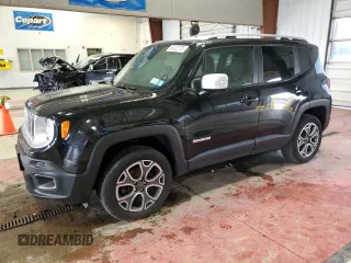 2018 Jeep Renegade Limited z VIN ZACCJBDB5JPH55299, wystawiony jako Copart lot #55122775 z przebiegiem Nie podano mil oraz Szkoda całkowita • Salvage title. Historia ofert i sprzedaży dostępna na DreamBid. Obrazek 1.