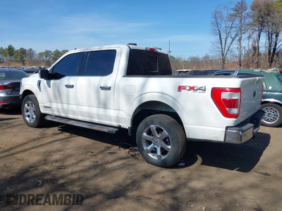 2022 Ford F-150 XL with VIN 1FTFW1EDXNFA57238, listed as a IAAI auction lot 41796004 with 44,947 mi miles. Bid and sale history available at carsss.com. Image 14.