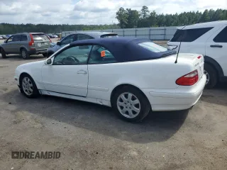 2002 Mercedes-Benz CLK 320/430 with VIN WDBLK65G52T127052, listed as a Copart auction lot 67317544 with 160,904 mi miles and Salvage Title. Bid and sale history available at DreamBid. Image 2.
