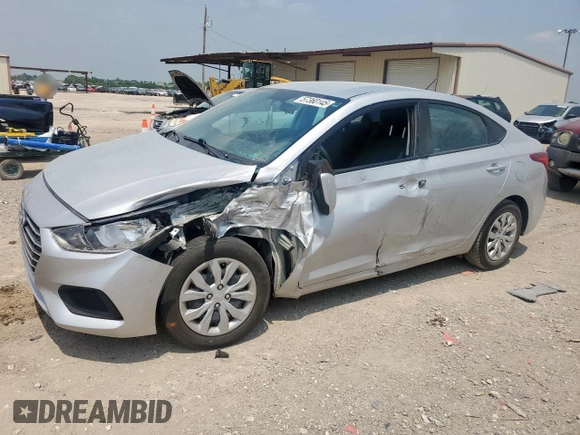 2022 Hyundai Accent SE with VIN 3KPC24A63NE157747, listed as a Copart auction lot 57360145 with 41,353 mi miles and Salvage title. Bid and sale history available at DreamBid. Image 1.
