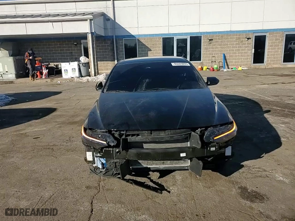 2024 Hyundai Elantra SEL with VIN KMHLM4DG1RU733708, listed as a Copart auction lot 46089855 with 27,604 mi miles and Salvage Title. Bid and sale history available at carsss.com. Image 10.