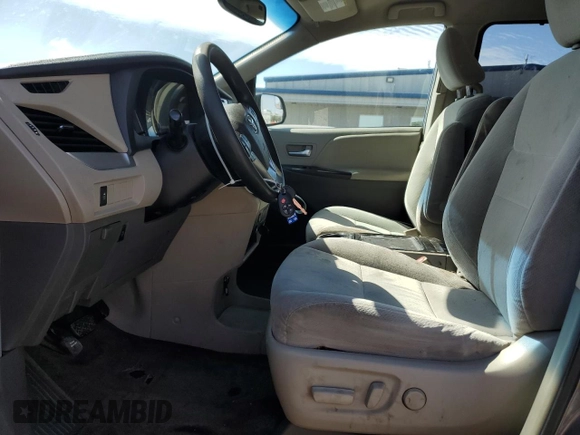 2017 Toyota Sienna LE with VIN 5TDJZ3DC0HS162025, listed as a Copart auction lot 47014305 with 192,528 mi miles and Salvage Title. Bid and sale history available at carsss.com. Image 7.