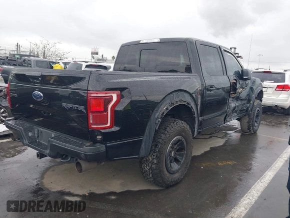 2017 Ford F-150 Raptor with VIN 1FTFW1RG1HFA99810, listed as a IAAI auction lot 41804929 with 112,926 mi miles and . Bid and sale history available at carsss.com. Image 4.