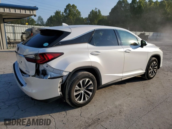 2021 Lexus RX with VIN 2T2AZMDA4MC269565, listed as a Copart auction lot 67947954 with 43,780 mi miles and Salvage Title. Bid and sale history available at carsss.com. Image 3.