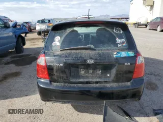 2008 Kia Spectra with VIN KNAFE161485015792, listed as a Copart auction lot 50378905 with 162,100 mi miles and Salvage Title. Bid and sale history available at carsss.com. Image 6.