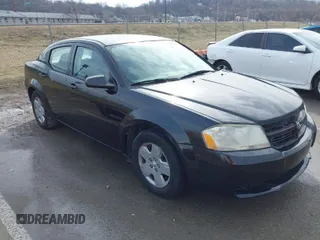 2010 Dodge Avenger SXT with VIN 1B3CC4FB3AN142126, listed as a IAAI auction lot 41709936 with 245,258 mi miles. Bid and sale history available at carsss.com. Image 1.