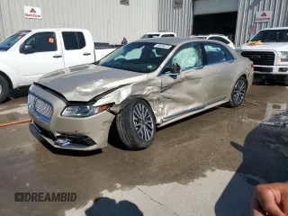 2017 Lincoln Continental Select with VIN 1LN6L9SK7H5630905, listed as a Copart auction lot 46456375 with 51,942 mi miles and Salvage Title. Bid and sale history available at carsss.com. Image 1.