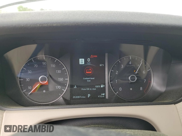 2019 Land Rover Range Rover Velar S with VIN SALYB2EX1KA793135, listed as a Copart auction lot 51144685 with 53,087 mi miles and Salvage Title. Bid and sale history available at DreamBid. Image 9.