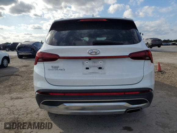 2021 Hyundai Santa Fe Essential with VIN 5NMS24AJ2MH340872, listed as a Copart auction lot 88337055 with 31,658 mi miles and Non Repairable. Bid and sale history available at carsss.com. Image 6.
