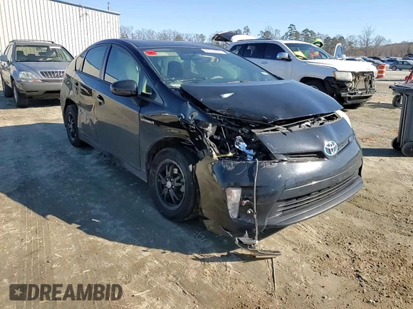 2012 Toyota Prius One with VIN JTDKN3DUXC5524689, listed as a Copart auction lot 50151695 with Not Provided miles and Salvage Title. Bid and sale history available at DreamBid. Image 10.