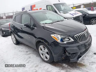 2015 Buick Encore with VIN KL4CJASB4FB263355, listed as a IAAI auction lot 41458584 with 117,983 mi miles. Bid and sale history available at carsss.com. Image 1.