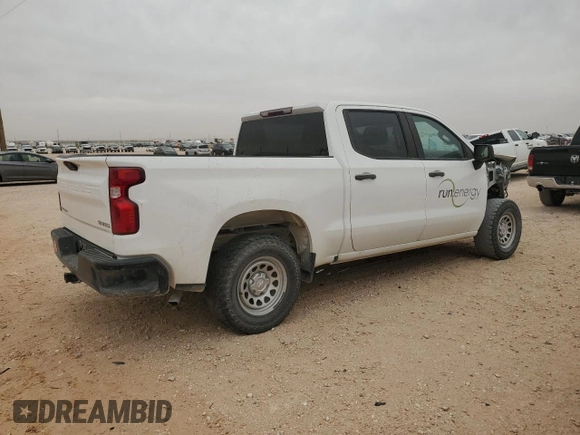 2020 Chevrolet Silverado 1500 Work Truck with VIN 3GCUYAEFXLG114195, listed as a Copart auction lot 46039775 with Not Provided miles and Salvage Title. Bid and sale history available at DreamBid. Image 3.