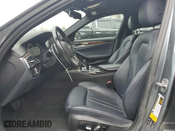 2018 BMW 5 Series 530i xDrive with VIN WBAJA7C5XJG908060, listed as a Copart auction lot 51573415 with 78,918 mi miles and Salvage title. Bid and sale history available at DreamBid. Image 7.