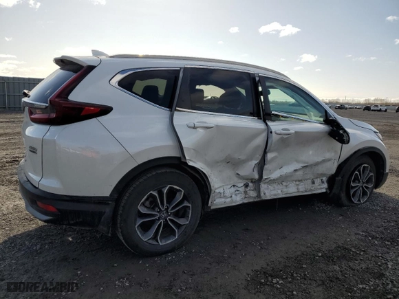 2020 Honda CR-V EX-L with VIN 2HKRW2H87LH202692, listed as a Copart auction lot 51679245 with 107,423 mi miles and Salvage Title. Bid and sale history available at carsss.com. Image 3.